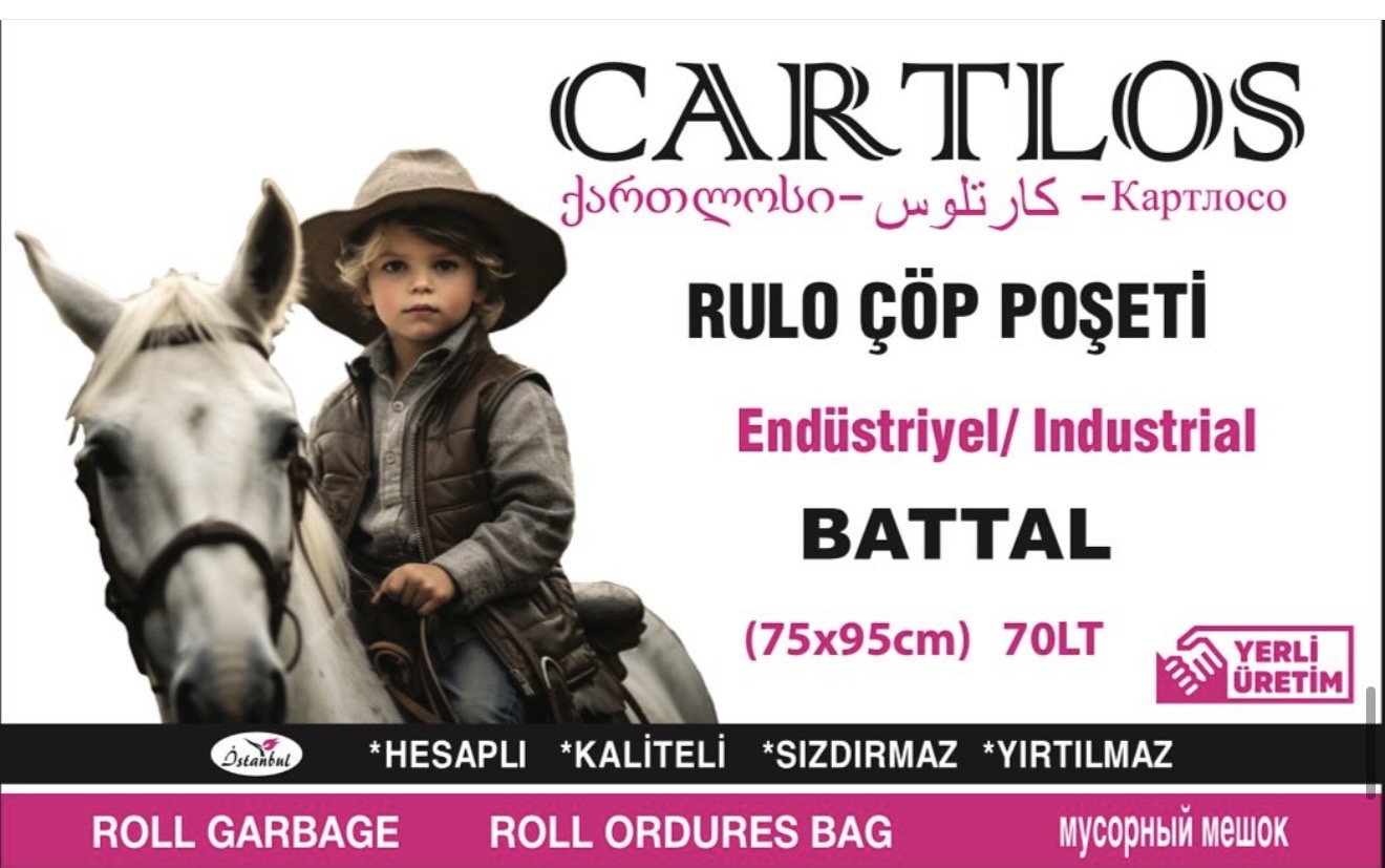 CARTLOS ENDÜSTRİYELBATTAL 75*95 CM 70 LT